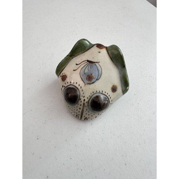 Vintage 12 Frog Figurines Set Neil, Mexico, Swarovski, Gold Gilt Toothpick, Russ - Picture 12 of 16